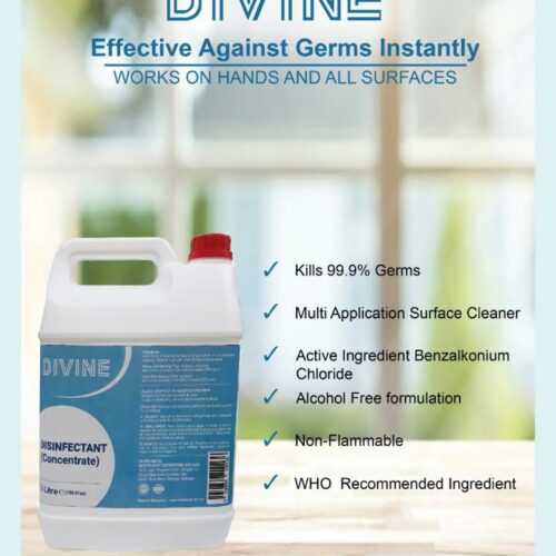 Disinfectant C DIVINE Disinfectant Concentrate 5litre (4drums)