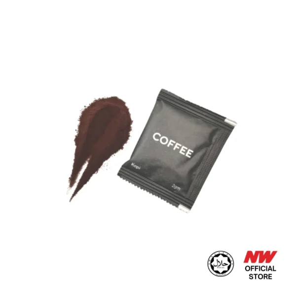 Coffee square with content HALAL 2g Coffee Square sachet