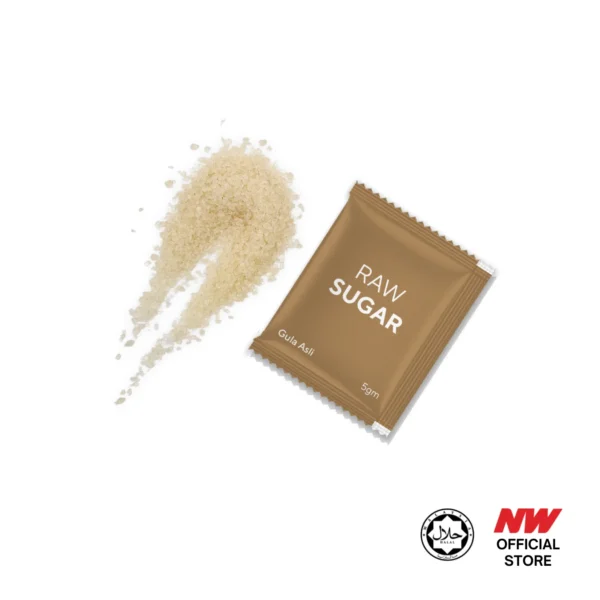 Raw Sugar Square HALAL 5g Raw Sugar Square Sachet