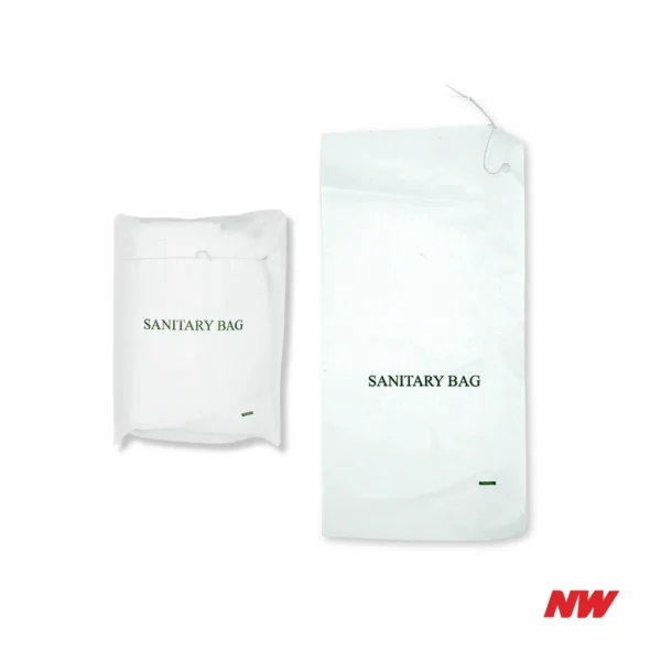 Sanitary Bag with String Sanitary Bag with String - Green Wording (1,000pcs)